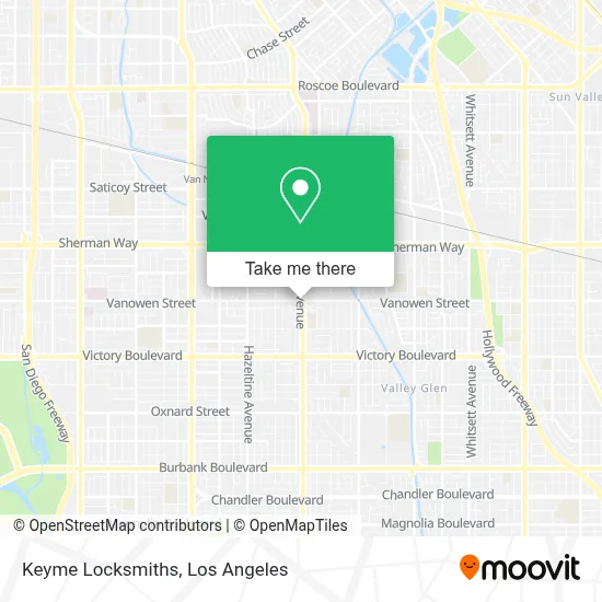 Keyme Locksmiths map