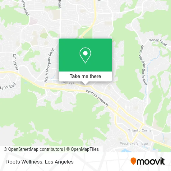 Roots Wellness map