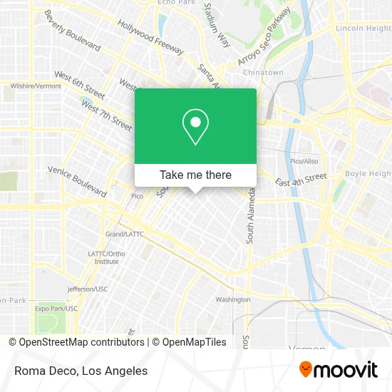 Roma Deco map