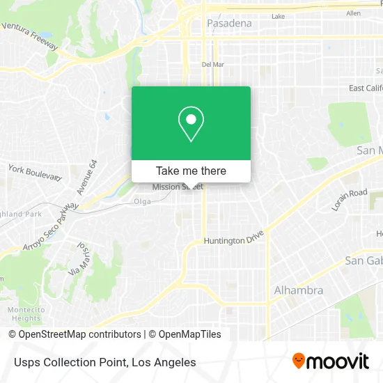 Usps Collection Point map