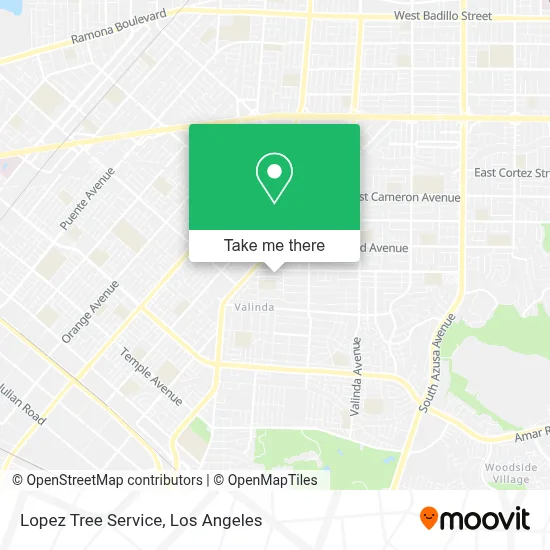 Lopez Tree Service map