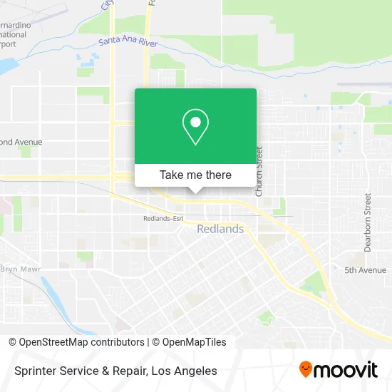 Sprinter Service & Repair map