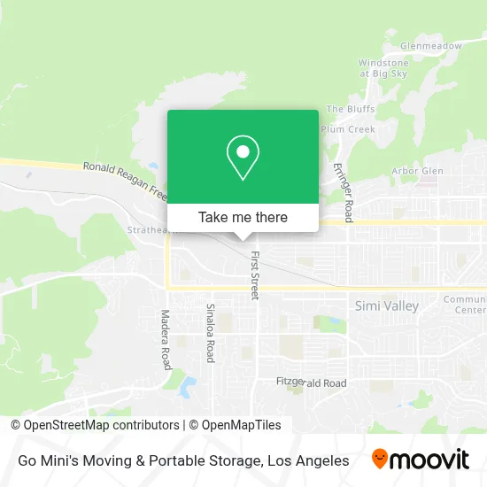 Go Mini's Moving & Portable Storage map