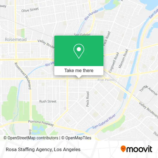 Rosa Staffing Agency map