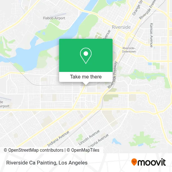 Riverside Ca Painting map