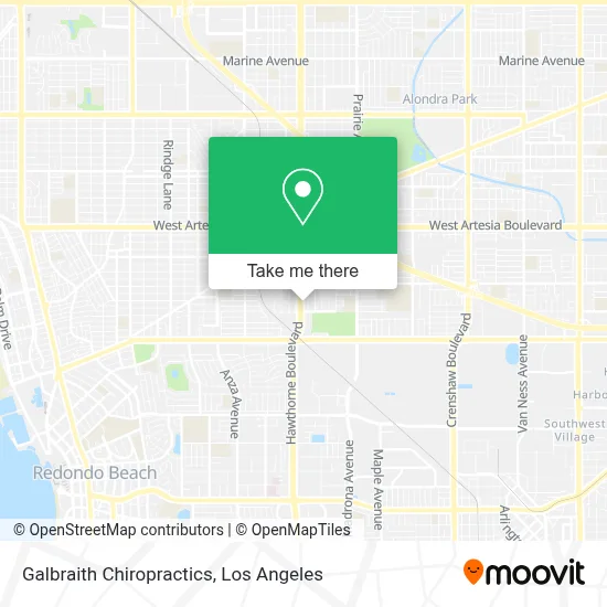 Galbraith Chiropractics map