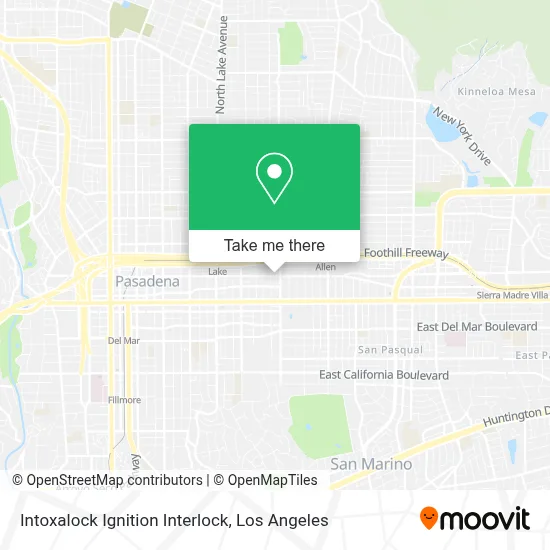 Intoxalock Ignition Interlock map