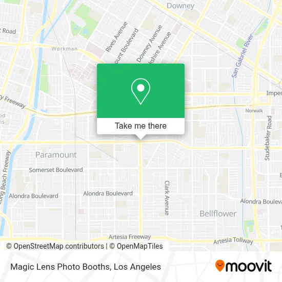 Magic Lens Photo Booths map