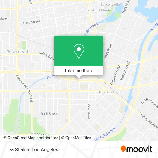 Tea Shaker map