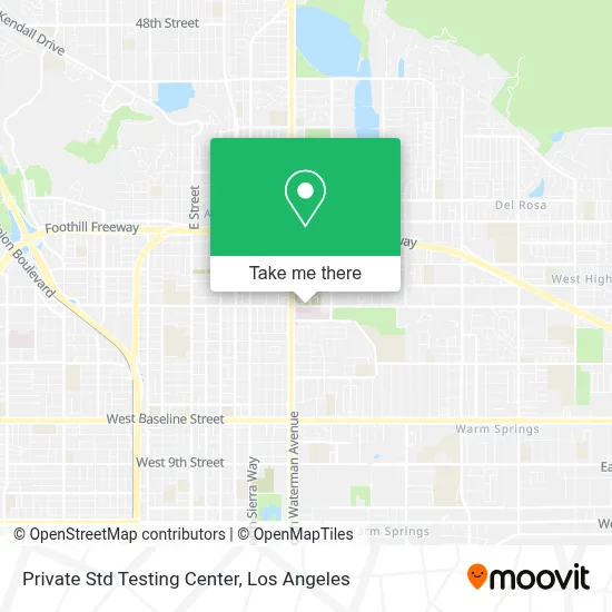 Private Std Testing Center map