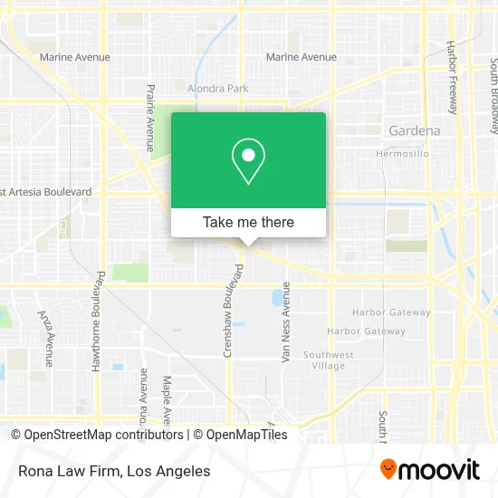 Rona Law Firm map