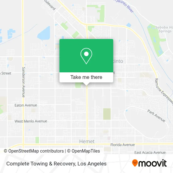 Complete Towing & Recovery map