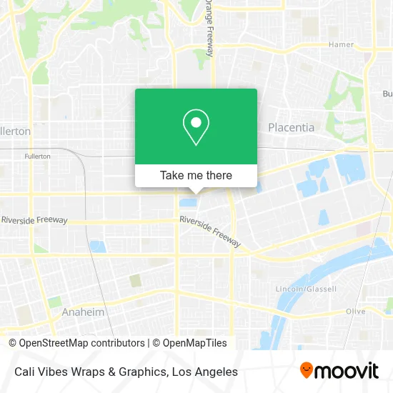 Cali Vibes Wraps & Graphics map