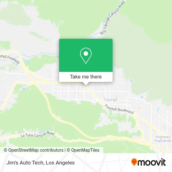 Jim's Auto Tech map