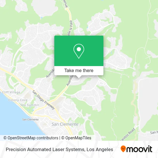 Precision Automated Laser Systems map
