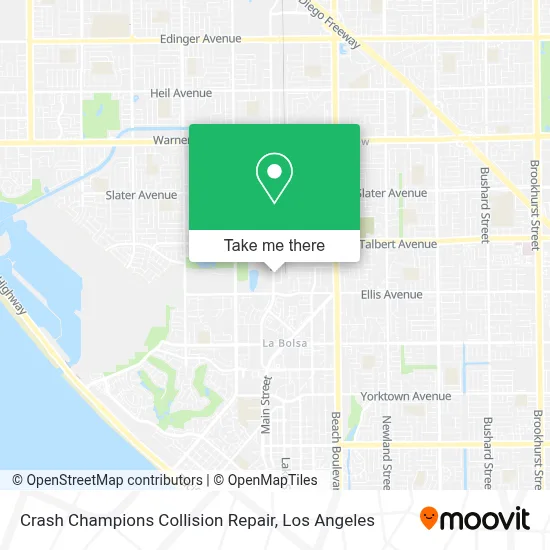 Crash Champions Collision Repair map