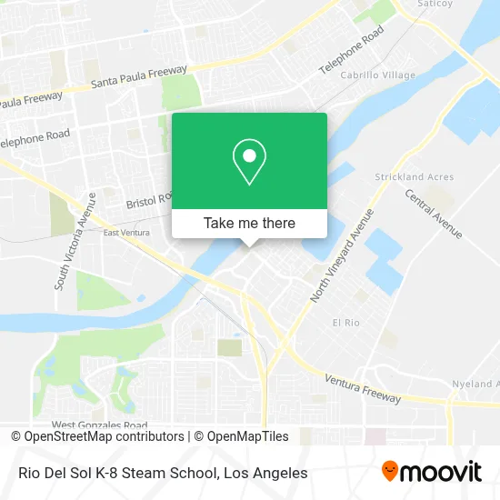 Rio Del Sol K-8 Steam School map