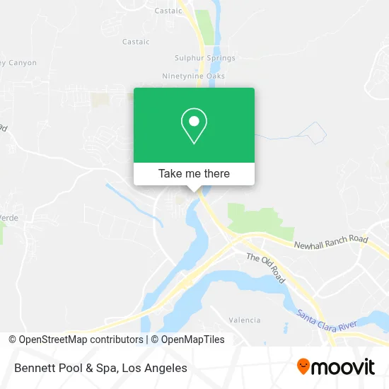 Bennett Pool & Spa map