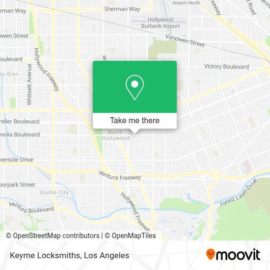 Keyme Locksmiths map