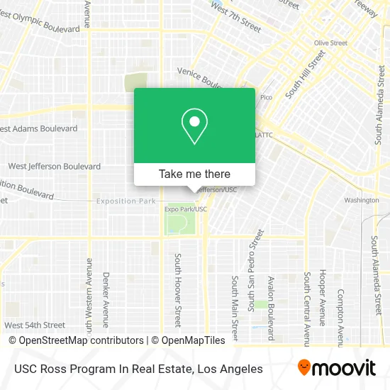 USC Ross Program In Real Estate map