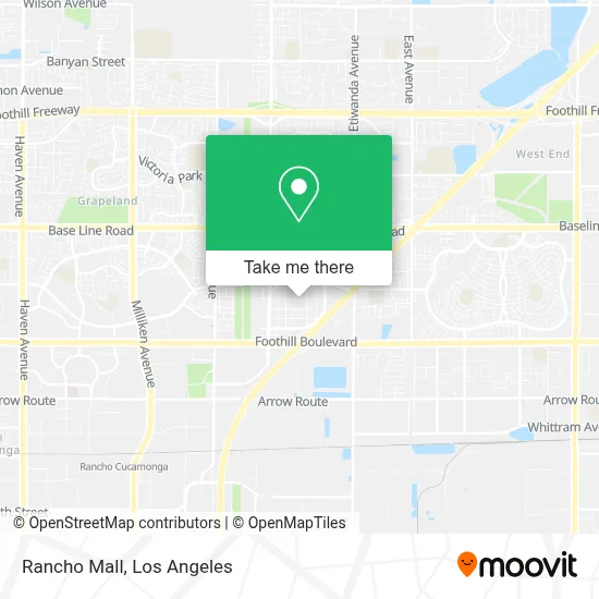 Rancho Mall map