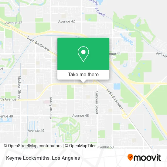 Keyme Locksmiths map