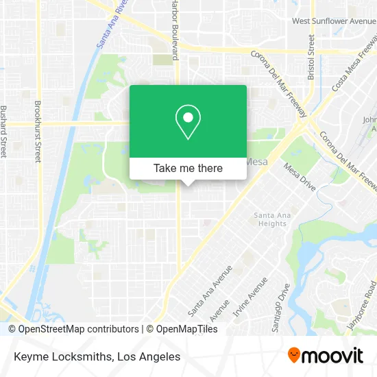 Keyme Locksmiths map