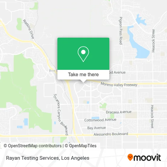 Rayan Testing Services map