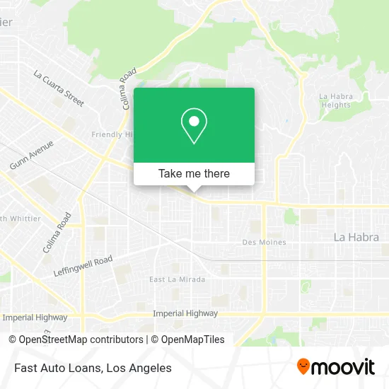 Fast Auto Loans map