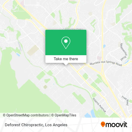 Deforest Chiropractic map