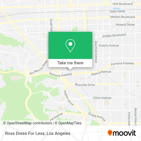Ross Dress For Less map