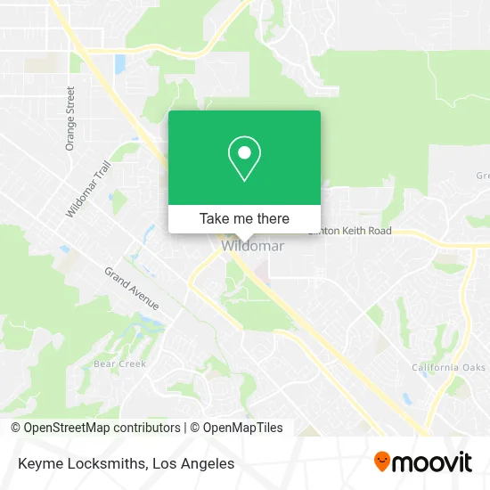 Keyme Locksmiths map
