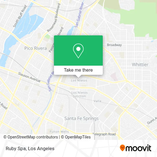 Ruby Spa map