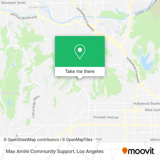Max Amini Community Support map