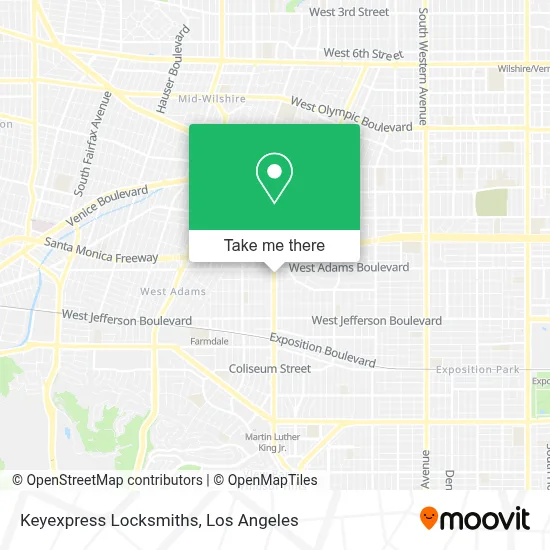 Keyexpress Locksmiths map
