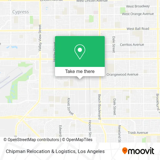 Chipman Relocation & Logistics map