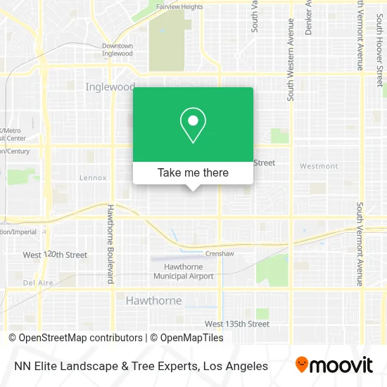 NN Elite Landscape & Tree Experts map