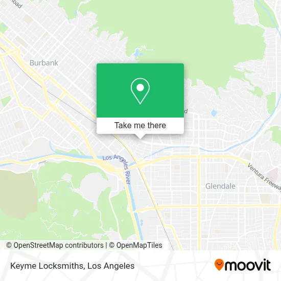 Keyme Locksmiths map