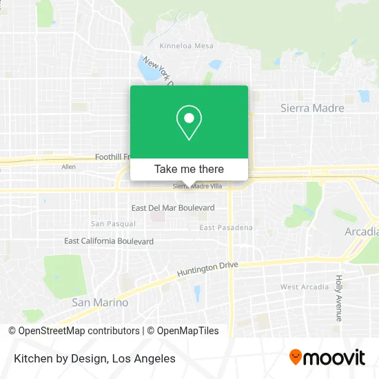 Kitchen by Design map