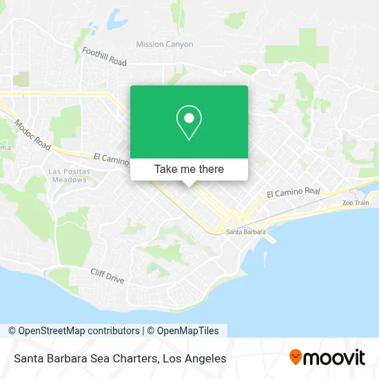 Santa Barbara Sea Charters map