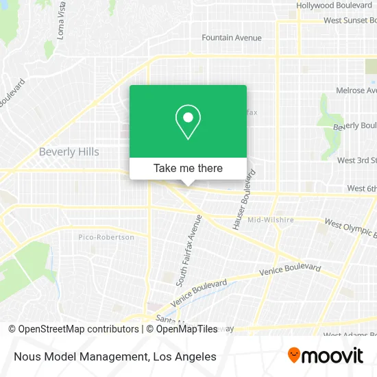 Nous Model Management map