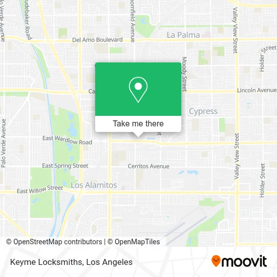 Keyme Locksmiths map