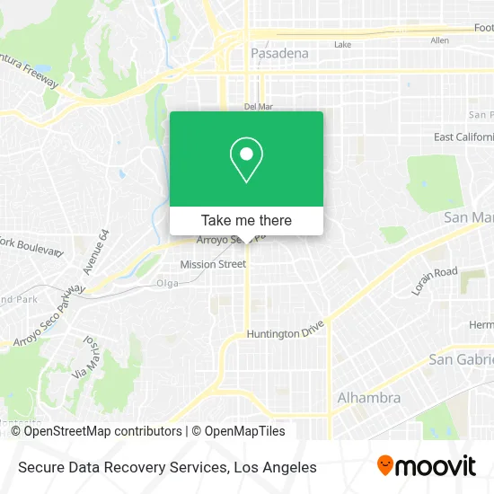 Secure Data Recovery Services map