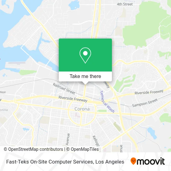 Fast-Teks On-Site Computer Services map