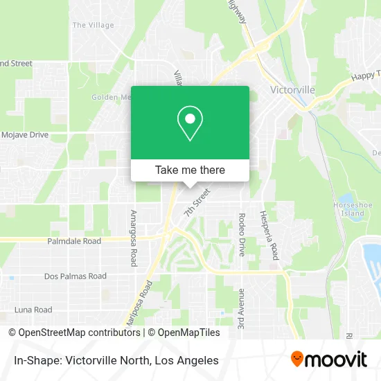 In-Shape: Victorville North map