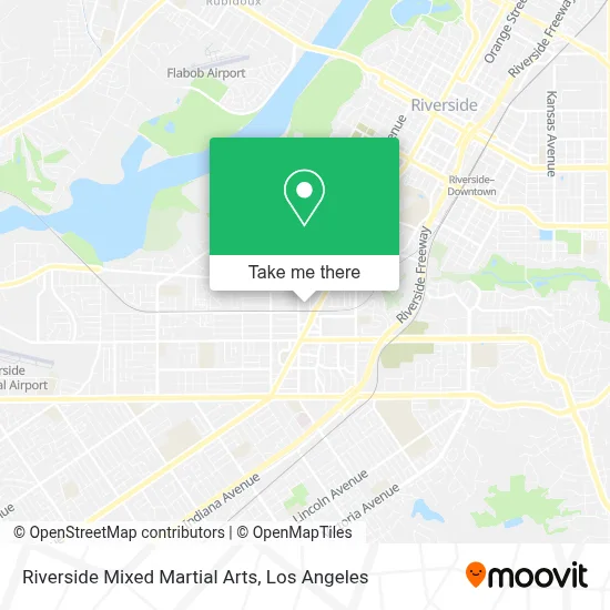 Riverside Mixed Martial Arts map