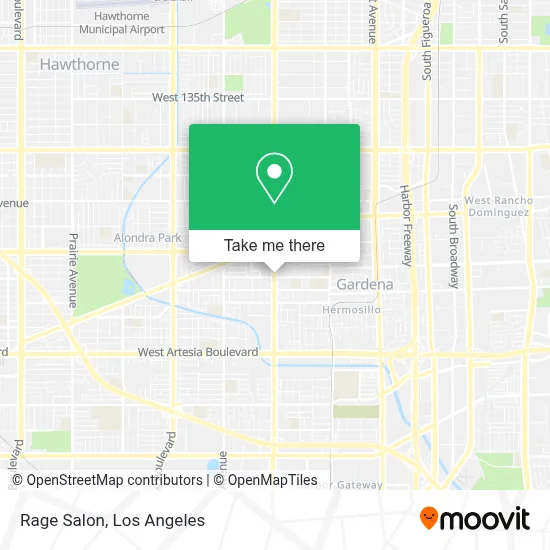 Rage Salon map