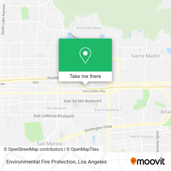 Environmental Fire Protection map
