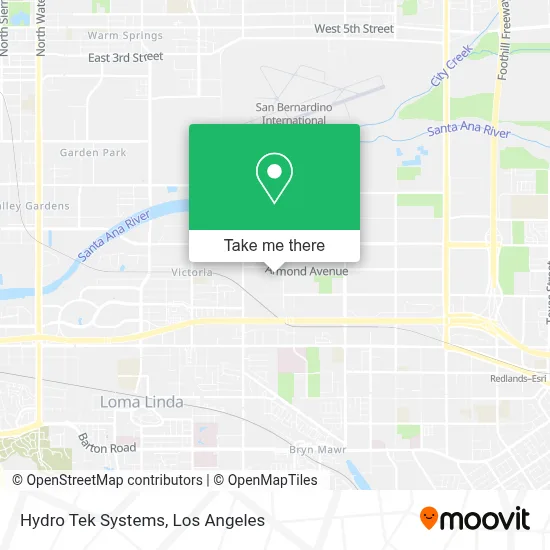 Hydro Tek Systems map