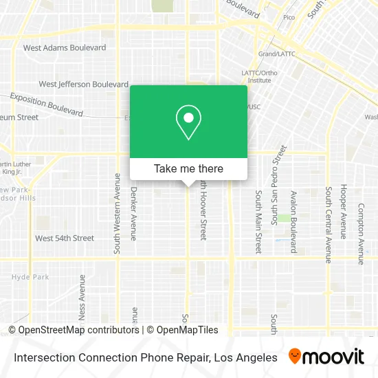 Intersection Connection Phone Repair map
